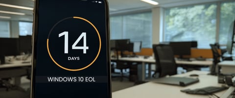 iPhone Alert, 14 more days until Windows 10 EOL.
